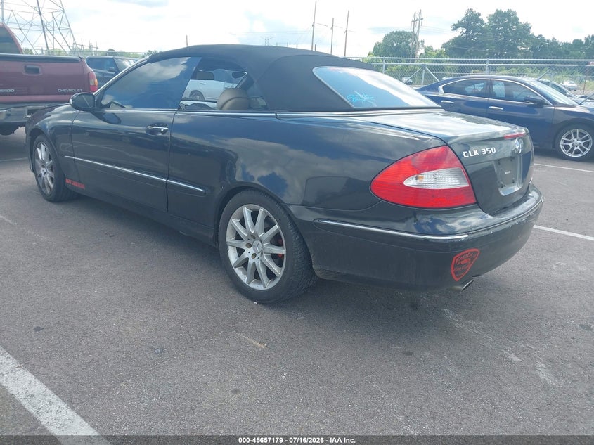 2007 Mercedes-benz Clk-class VIN WDBTK56F87F231301 IAAI salvage auction — NORMAL WEAR, Clear (Tennessee), sold $150 on 2026-08-18 (photo 3)