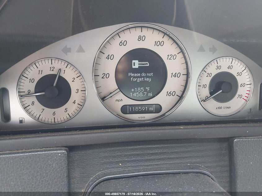 2007 Mercedes-benz Clk-class VIN WDBTK56F87F231301 IAAI salvage auction — NORMAL WEAR, Clear (Tennessee), sold $150 on 2026-08-18 (photo 7)