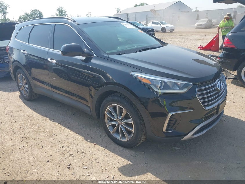 2017 Hyundai Santa fe VIN KM8SMDHF9HU220041 IAAI salvage auction — NORMAL WEAR, Salvage Title, sold $1,850 on 2026-07-30 (photo 1)