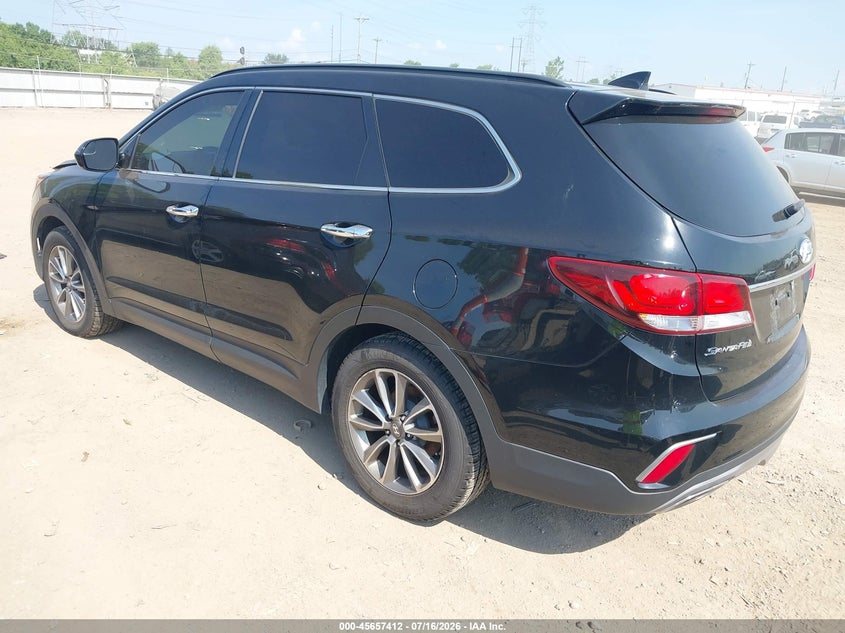 2017 Hyundai Santa fe VIN KM8SMDHF9HU220041 IAAI salvage auction — NORMAL WEAR, Salvage Title, sold $1,850 on 2026-07-30 (photo 3)