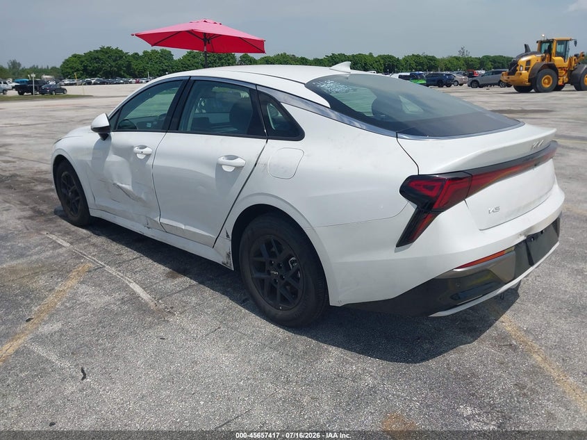 2026 Kia K5 VIN KNAG24J76T5439395 IAAI salvage auction — LEFT SIDE, Salvage Title, sold $16,500 on 2026-07-23 (photo 3)