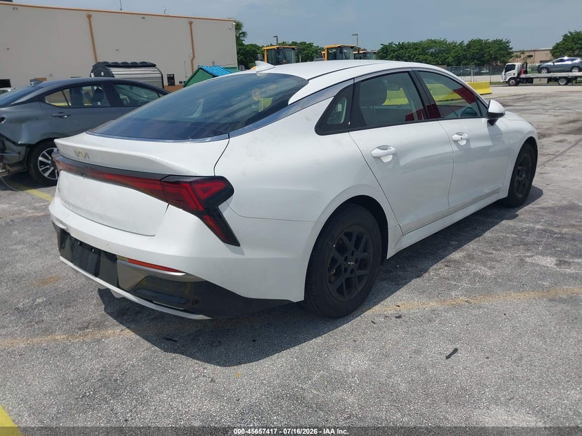 2026 Kia K5 VIN KNAG24J76T5439395 IAAI salvage auction — LEFT SIDE, Salvage Title, sold $16,500 on 2026-07-23 (photo 4)