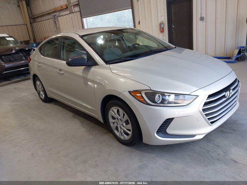 2017 Hyundai Elantra VIN KMHD74LF6HU119210 IAAI salvage auction — NORMAL WEAR, Salvage Title, sold $1,200 on 2026-07-30 (photo 1)