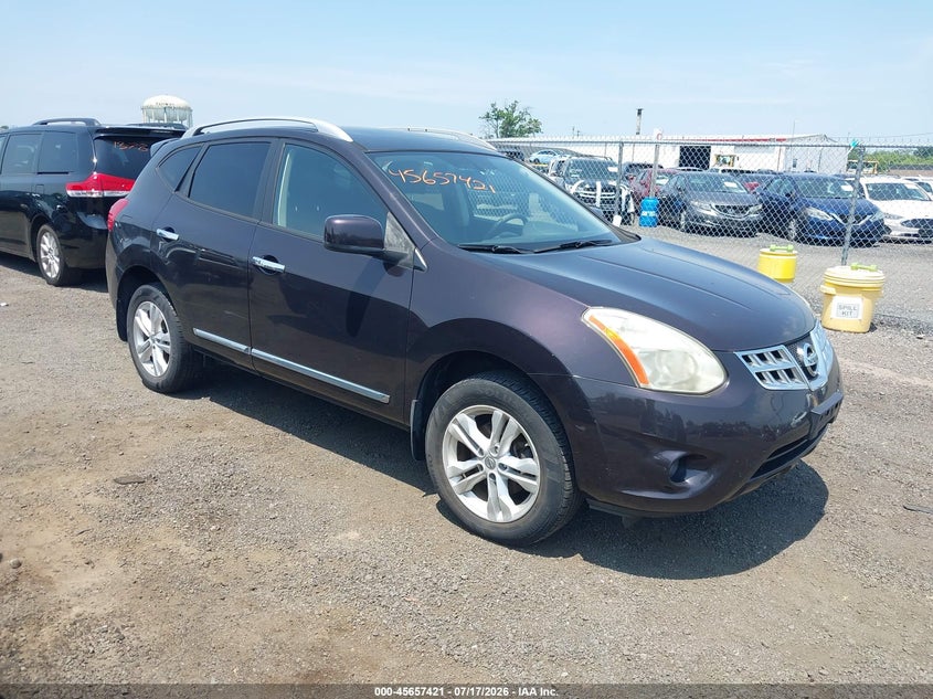 2012 Nissan Rogue VIN JN8AS5MV3CW372830 IAAI salvage auction — NORMAL WEAR, Clear (New Jersey), sold $425 on 2026-07-27 (photo 1)
