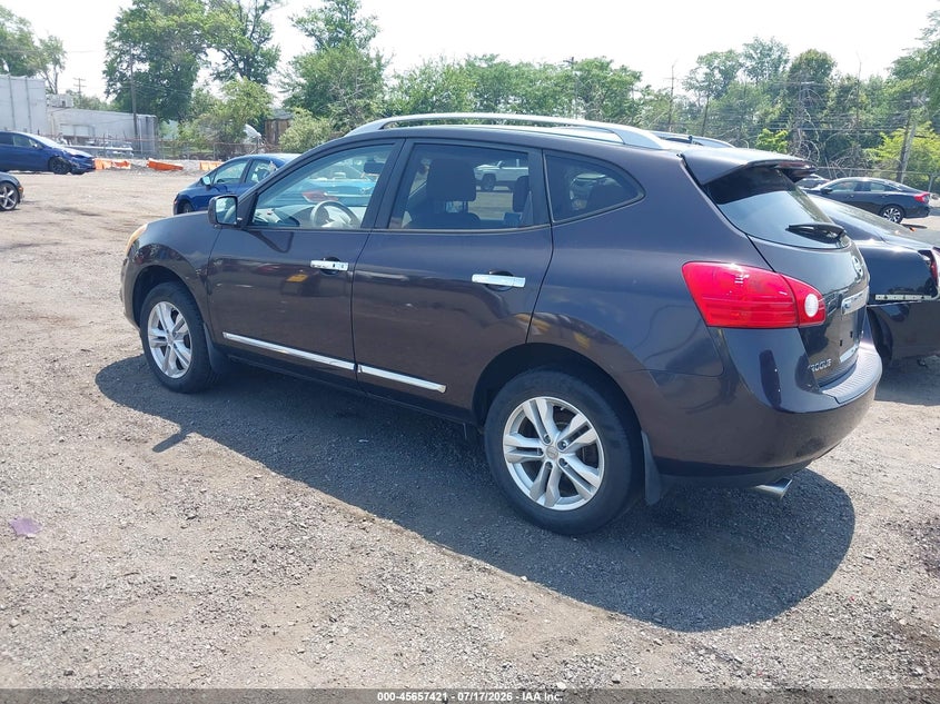 2012 Nissan Rogue VIN JN8AS5MV3CW372830 IAAI salvage auction — NORMAL WEAR, Clear (New Jersey), sold $425 on 2026-07-27 (photo 3)