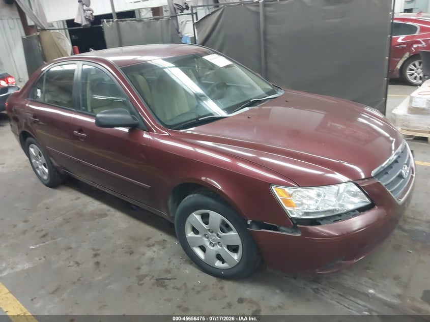 2009 Hyundai Sonata VIN 5NPET46C29H569695 IAAI salvage auction — LEFT FRONT, Salvage (Arizona), sold $450 on 2026-07-29 (photo 1)