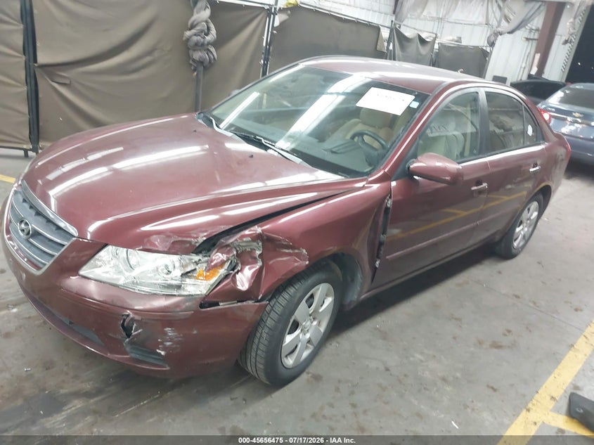 2009 Hyundai Sonata VIN 5NPET46C29H569695 IAAI salvage auction — LEFT FRONT, Salvage (Arizona), sold $450 on 2026-07-29 (photo 2)