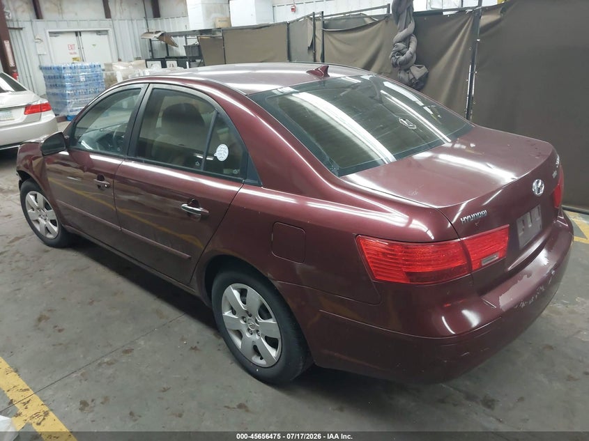 2009 Hyundai Sonata VIN 5NPET46C29H569695 IAAI salvage auction — LEFT FRONT, Salvage (Arizona), sold $450 on 2026-07-29 (photo 3)