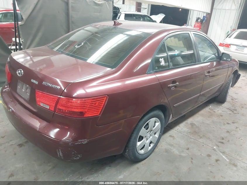 2009 Hyundai Sonata VIN 5NPET46C29H569695 IAAI salvage auction — LEFT FRONT, Salvage (Arizona), sold $450 on 2026-07-29 (photo 4)