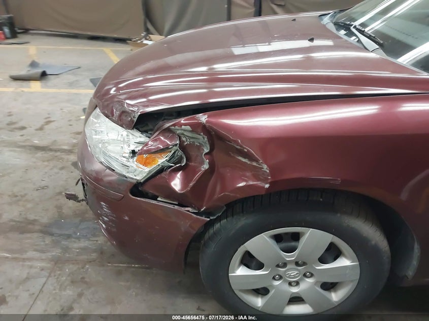 2009 Hyundai Sonata VIN 5NPET46C29H569695 IAAI salvage auction — LEFT FRONT, Salvage (Arizona), sold $450 on 2026-07-29 (photo 6)