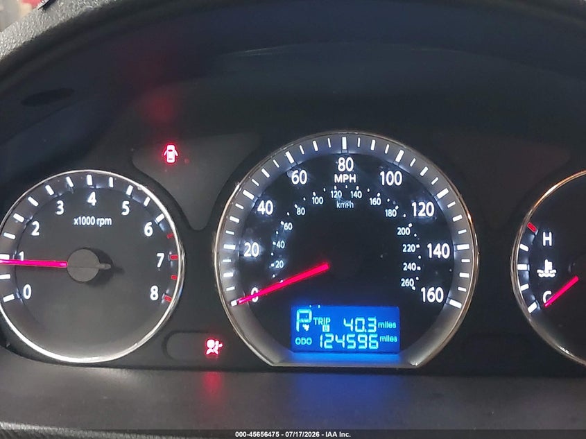 2009 Hyundai Sonata VIN 5NPET46C29H569695 IAAI salvage auction — LEFT FRONT, Salvage (Arizona), sold $450 on 2026-07-29 (photo 7)