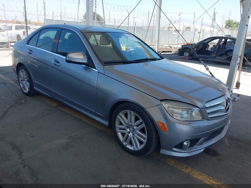 2008 Mercedes-benz C class VIN WDDGF54X38R017700 IAAI salvage auction — SIDE, Salvage (California), sold $550 on 2026-08-03 (photo 1)