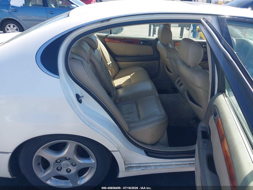 2000 Lexus Gs 300 VIN JT8BD68S6Y0095714 IAAI salvage auction — NORMAL WEAR, Clear - Dealer Only (California), sold $25 on 2026-07-29 (photo 8)