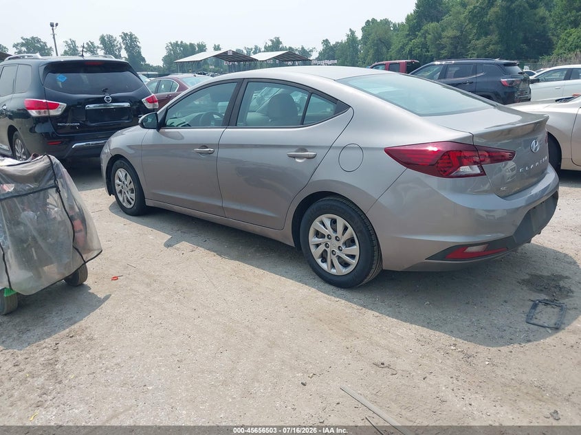 2020 Hyundai Elantra VIN KMHD74LF6LU952885 IAAI salvage auction — NORMAL WEAR, Clear (Maryland), sold $1,100 on 2026-07-30 (photo 3)