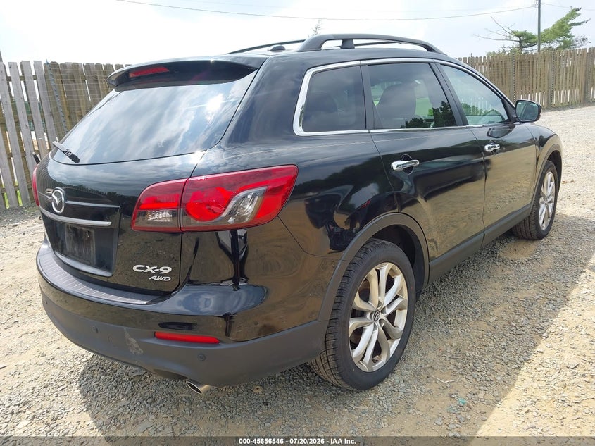 2013 Mazda Cx-9 VIN JM3TB3DV6D0402777 IAAI salvage auction — NORMAL WEAR, Clear (Virginia), sold $25 on 2026-07-27 (photo 4)