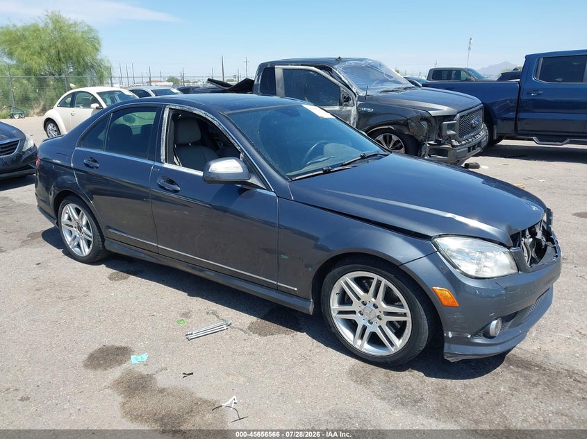 2008 Mercedes-benz C-klasse VIN WDDGF56X98F102281 IAAI salvage auction — FRONT END, Salvage (Arizona), sold $525 on 2026-08-14 (photo 1)