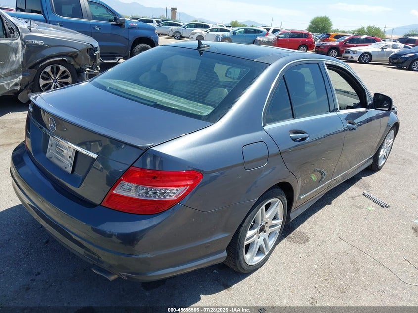 2008 Mercedes-benz C-klasse VIN WDDGF56X98F102281 IAAI salvage auction — FRONT END, Salvage (Arizona), sold $525 on 2026-08-14 (photo 4)