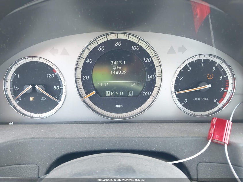 2008 Mercedes-benz C-klasse VIN WDDGF56X98F102281 IAAI salvage auction — FRONT END, Salvage (Arizona), sold $525 on 2026-08-14 (photo 7)