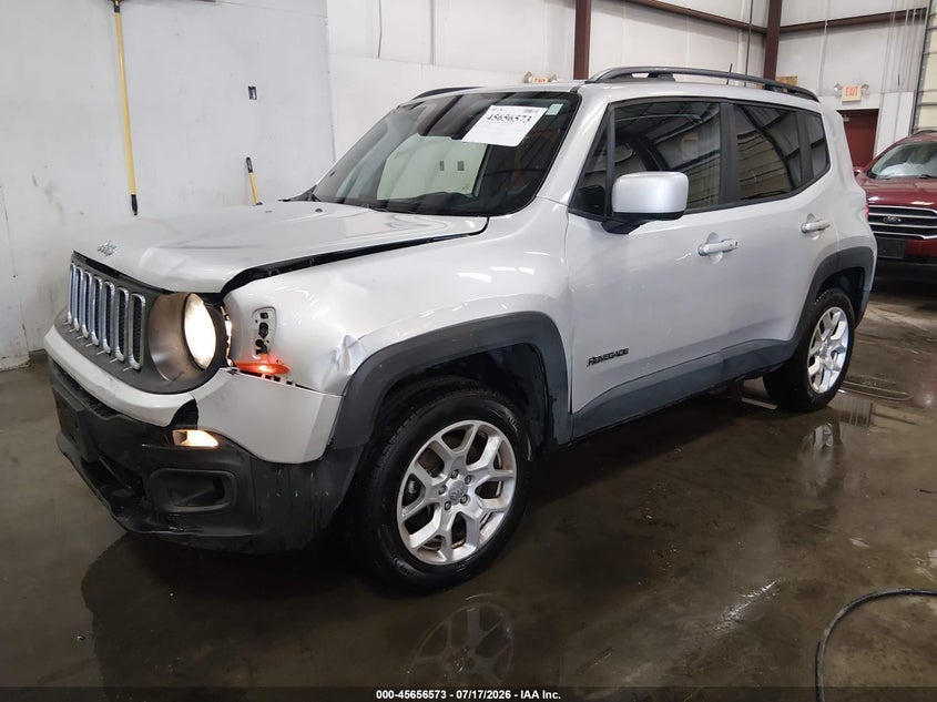 2018 Jeep Renegade VIN ZACCJBBB8JPH97985 IAAI salvage auction — LEFT FRONT, Wait Title, sold $2,575 on 2026-08-21 (photo 2)