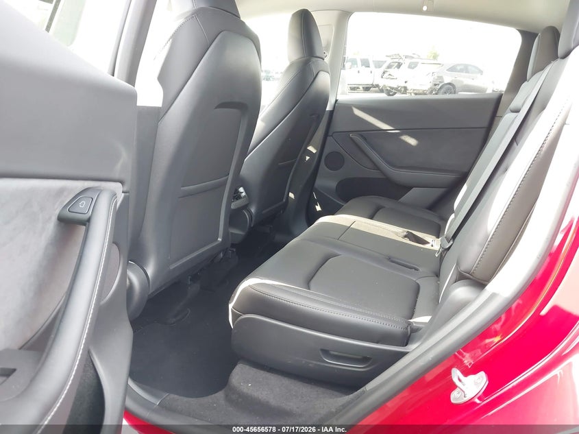 2023 Tesla Model y VIN 7SAYGAEE6PF741101 IAAI salvage auction — RIGHT FRONT, Wait Title, sold $12,500 on 2026-07-31 (photo 8)