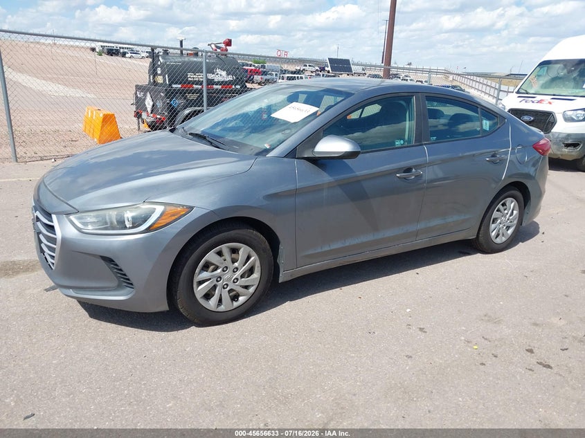 2017 Hyundai Elantra VIN KMHD74LF8HU117698 IAAI salvage auction — NORMAL WEAR, Clear (Colorado), sold $500 on 2026-07-29 (photo 2)