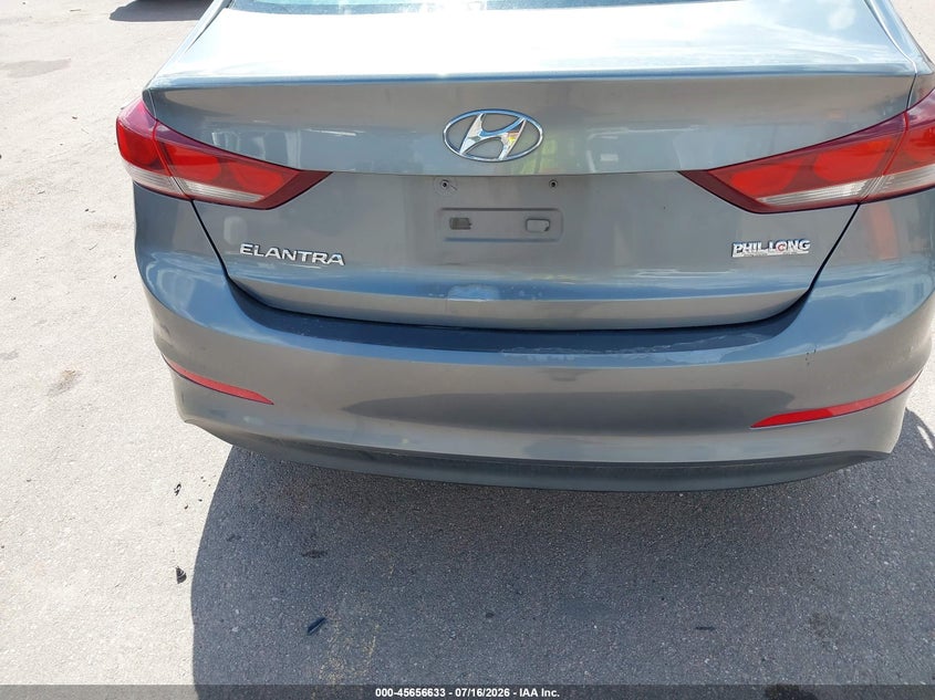2017 Hyundai Elantra VIN KMHD74LF8HU117698 IAAI salvage auction — NORMAL WEAR, Clear (Colorado), sold $500 on 2026-07-29 (photo 6)