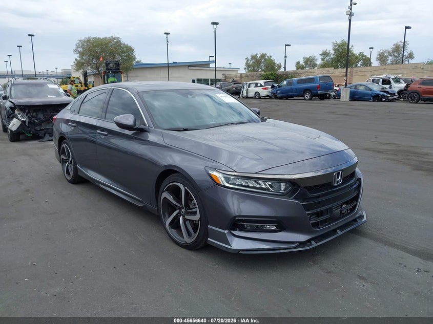 2020 Honda Accord VIN 1HGCV2F34LA024880 IAAI salvage auction — SIDE, Wait Title, sold $7,700 on 2026-08-30 (photo 1)