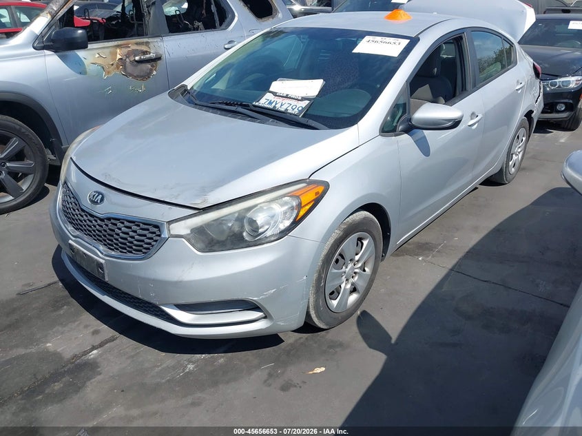 2015 Kia Forte VIN KNAFK4A66F5426914 IAAI salvage auction — REAR END, Salvage Certificate (California), sold $1,500 on 2026-08-01 (photo 2)