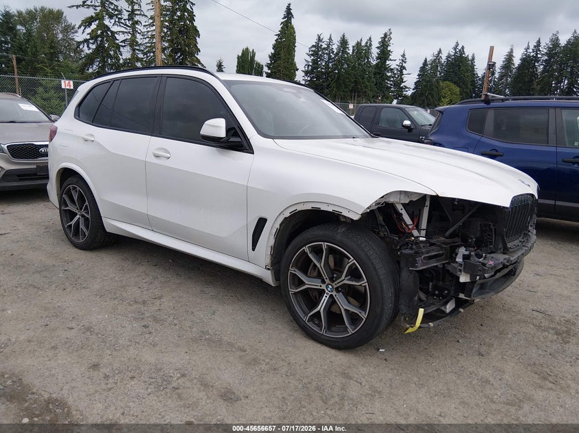 2021 BMW X5 VIN 5UXTA6C07M9F49061 IAAI salvage auction — FRONT END, Bill Of Sale (Washington), sold $21,000 on 2026-07-25 (photo 1)
