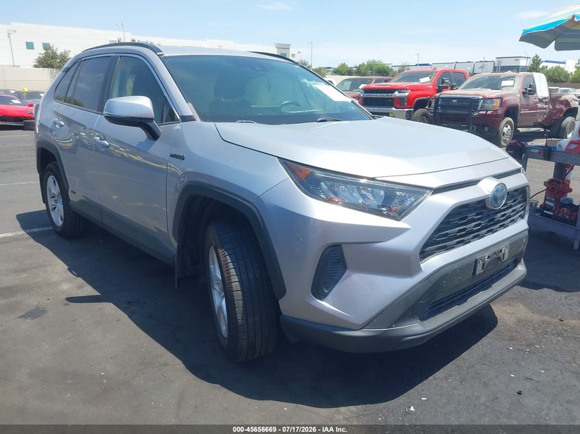2020 Toyota Rav 4 VIN JTMMWRFV0LD048859 IAAI salvage auction — LEFT SIDE, Salvage Title, sold $10,300 on 2026-08-14 (photo 1)
