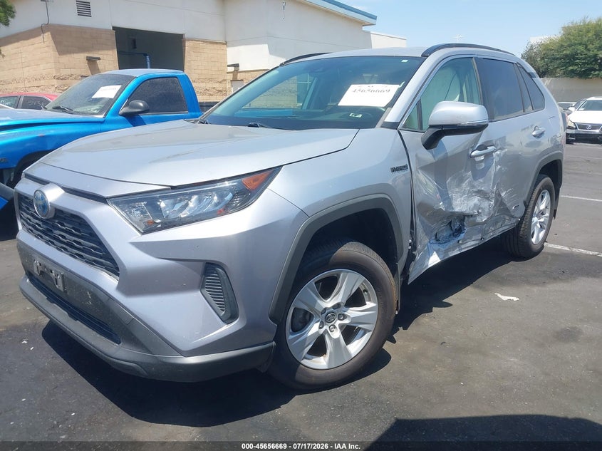 2020 Toyota Rav 4 VIN JTMMWRFV0LD048859 IAAI salvage auction — LEFT SIDE, Salvage Title, sold $10,300 on 2026-08-14 (photo 2)