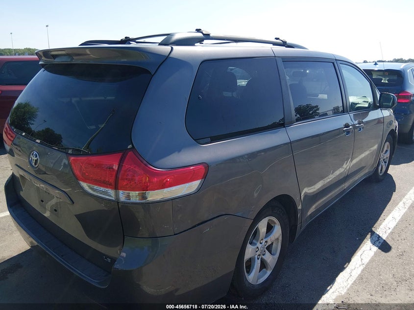 2011 Toyota Sienna VIN 5TDKK3DC1BS048924 IAAI salvage auction — NORMAL WEAR, Clear (New Jersey), sold $575 on 2026-07-27 (photo 4)