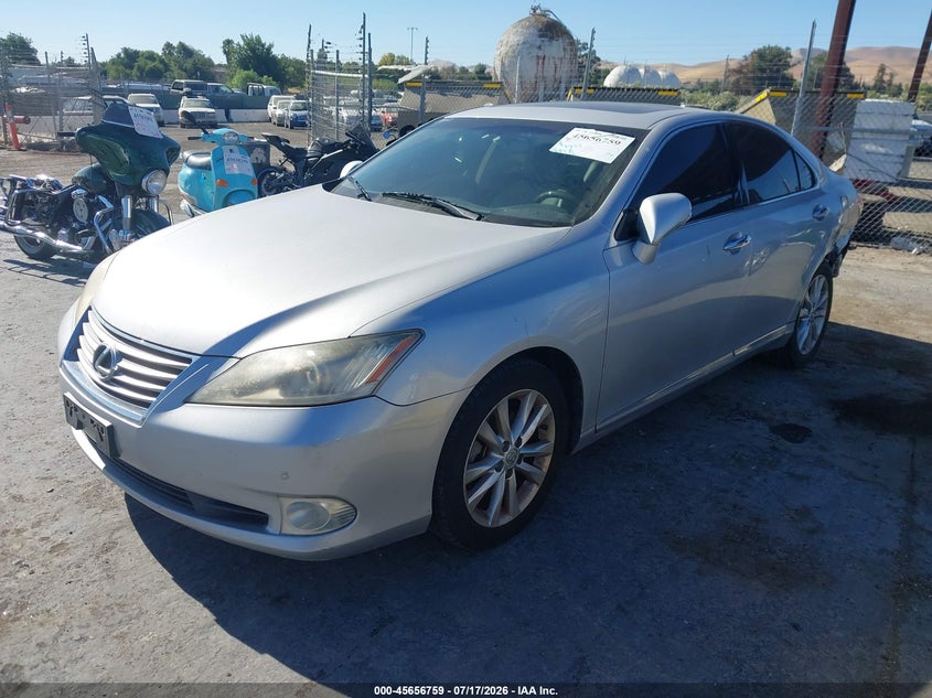 2010 Lexus Es 350 VIN JTHBK1EG3A2401061 IAAI salvage auction — LEFT REAR, Salvage (California), sold $25 on 2026-07-31 (photo 2)
