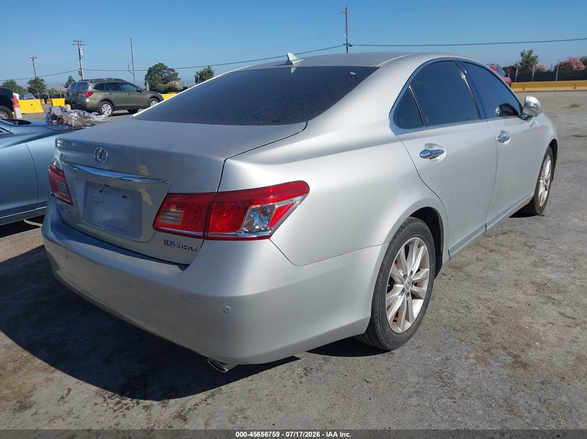 2010 Lexus Es 350 VIN JTHBK1EG3A2401061 IAAI salvage auction — LEFT REAR, Salvage (California), sold $25 on 2026-07-31 (photo 4)