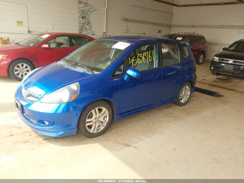 2007 Honda Fit VIN JHMGD38657S053450 IAAI salvage auction — NORMAL WEAR, Clear (Minnesota), sold $350 on 2026-07-29 (photo 2)