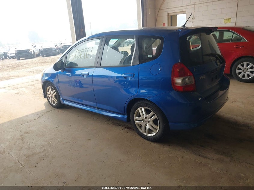 2007 Honda Fit VIN JHMGD38657S053450 IAAI salvage auction — NORMAL WEAR, Clear (Minnesota), sold $350 on 2026-07-29 (photo 3)