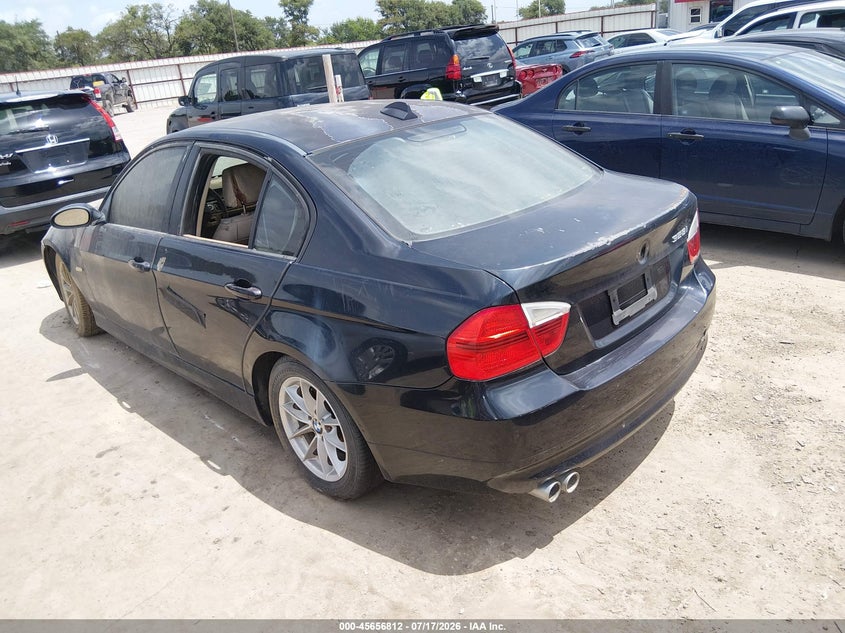 2008 BMW 3 series VIN WBAVA375X8NL49393 IAAI salvage auction — NORMAL WEAR, Original (Texas), sold $200 on 2026-08-04 (photo 3)