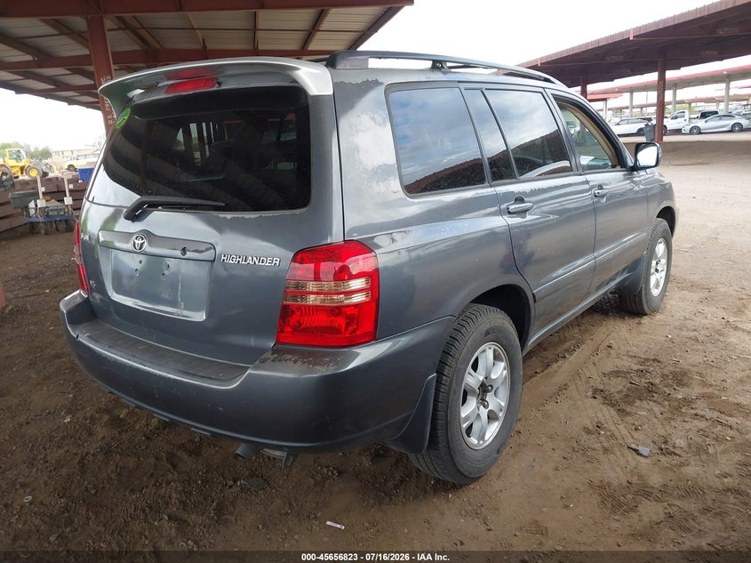 2002 Toyota Highlander VIN JTEGF21A020039377 IAAI salvage auction — NORMAL WEAR, Clear-Dealer Only (Arizona), sold $425 on 2026-07-28 (photo 4)