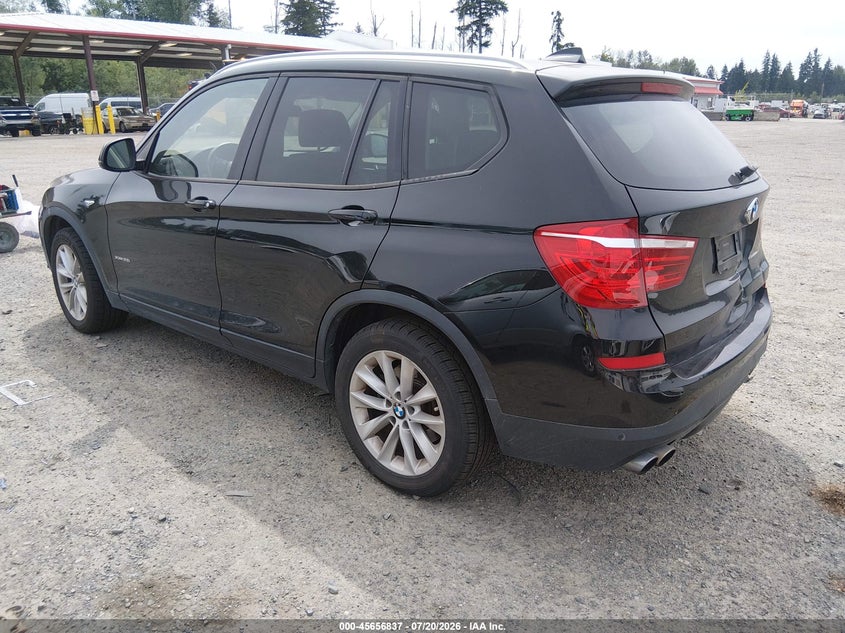 2015 BMW X3 VIN 5UXWX9C59F0D48892 IAAI salvage auction — REAR END, Bill Of Sale (Washington), sold $175 on 2026-07-29 (photo 3)