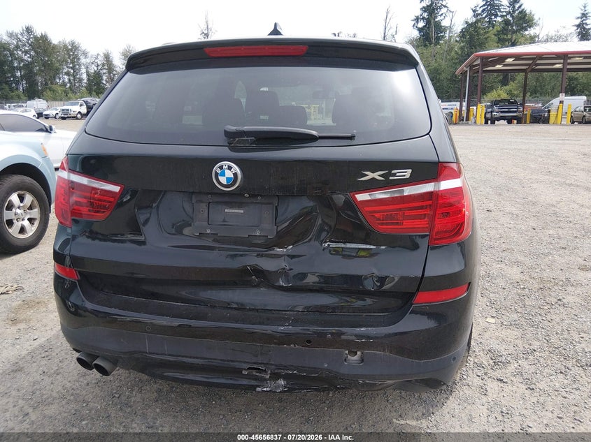 2015 BMW X3 VIN 5UXWX9C59F0D48892 IAAI salvage auction — REAR END, Bill Of Sale (Washington), sold $175 on 2026-07-29 (photo 6)