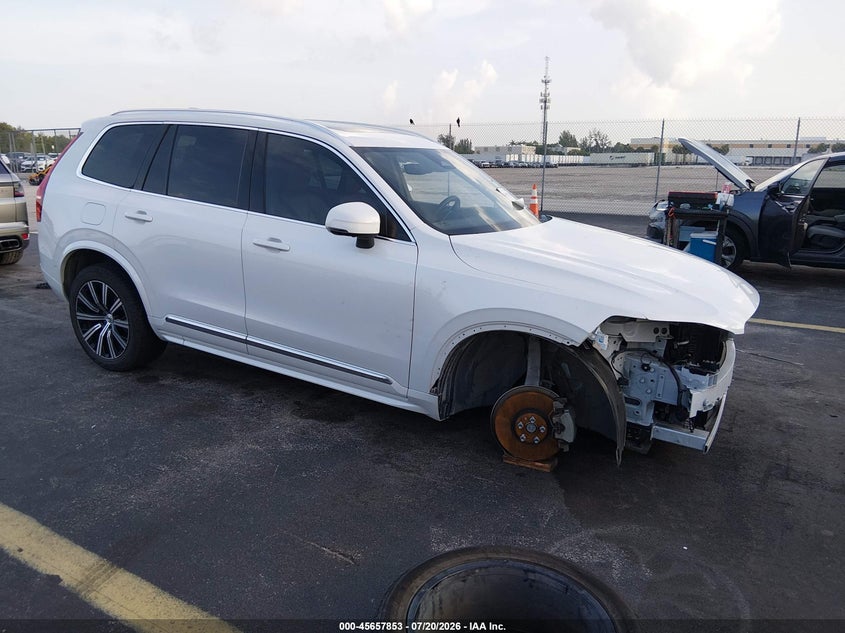 2024 Volvo Xc90 VIN YV4L12PEXR1226994 IAAI salvage auction — FRONT END, Rebuildable (Florida), sold $16,100 on 2026-08-16 (photo 1)
