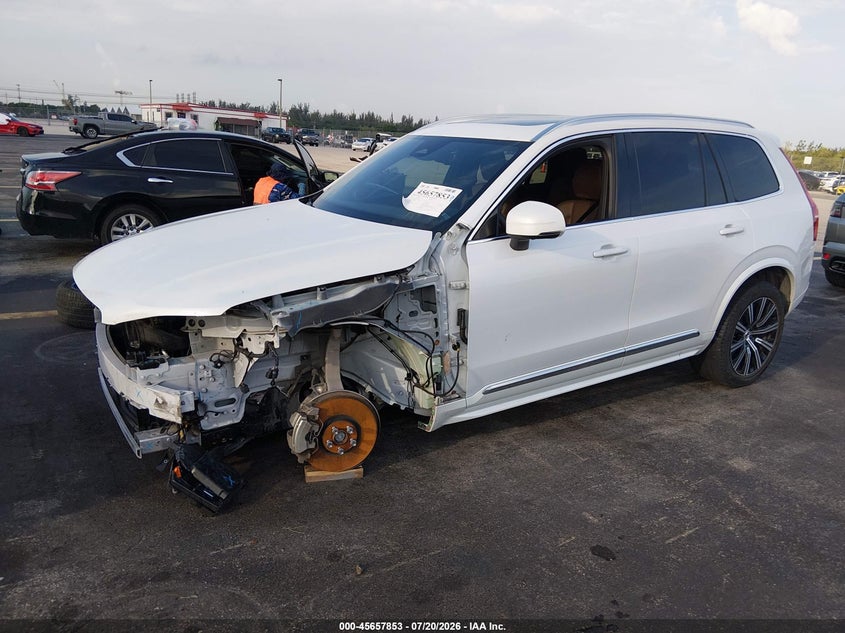 2024 Volvo Xc90 VIN YV4L12PEXR1226994 IAAI salvage auction — FRONT END, Rebuildable (Florida), sold $16,100 on 2026-08-16 (photo 2)