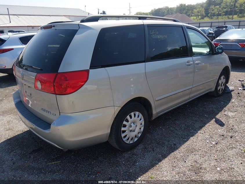 2006 Toyota Sienna VIN 5TDZA23CX6S449925 IAAI salvage auction — NORMAL WEAR, Clear (Illinois), sold $500 on 2026-07-29 (photo 4)