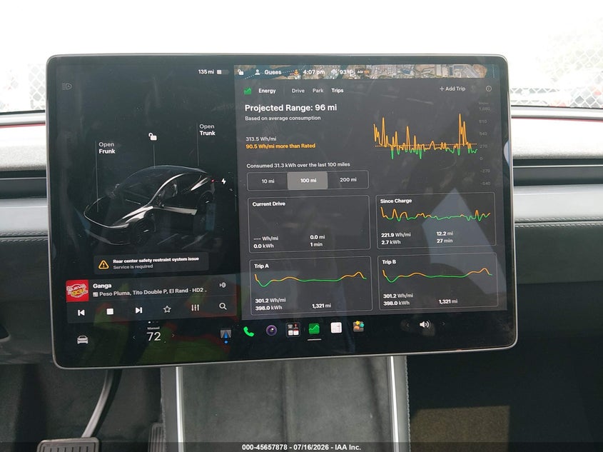 2026 Tesla Model y VIN 7SAYGDED0TF401476 IAAI salvage auction — SIDE, Salvage (Oregon), sold $18,000 on 2026-07-29 (photo 7)
