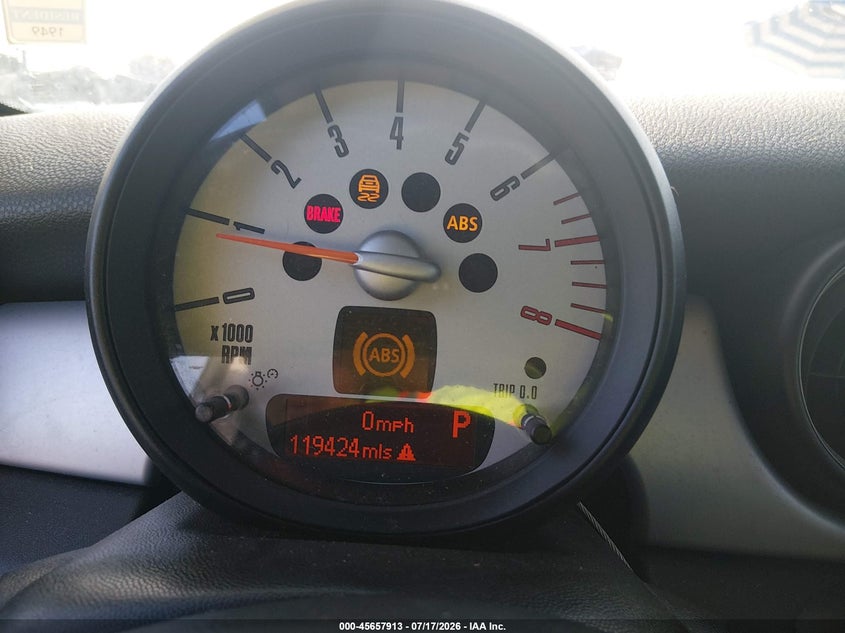 2013 Mini Hard top VIN WMWSU3C59DT544603 IAAI salvage auction — SIDE, Salvage Title, sold $400 on 2026-08-06 (photo 7)