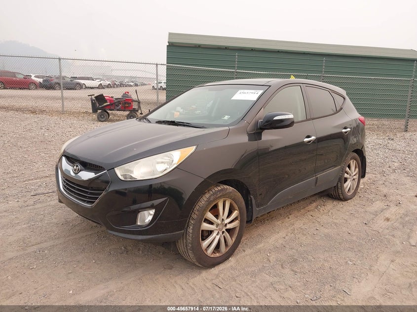 2013 Hyundai Tucson VIN KM8JUCAC2DU774697 IAAI salvage auction — NORMAL WEAR, Clear (Pennsylvania), sold $1,750 on 2026-07-28 (photo 2)