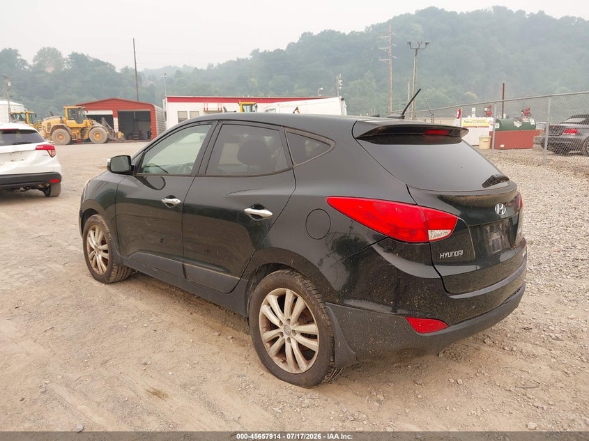 2013 Hyundai Tucson VIN KM8JUCAC2DU774697 IAAI salvage auction — NORMAL WEAR, Clear (Pennsylvania), sold $1,750 on 2026-07-28 (photo 3)