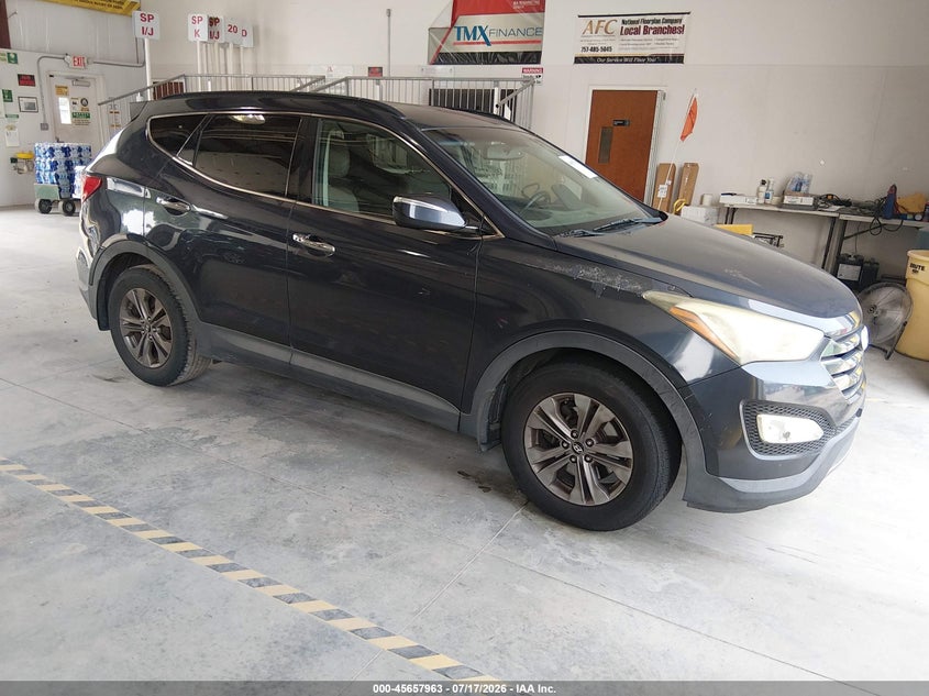 2013 Hyundai Santa fe VIN 5XYZU3LB0DG015611 IAAI salvage auction — NORMAL WEAR, Clear (Virginia), sold $1,650 on 2026-07-24 (photo 1)