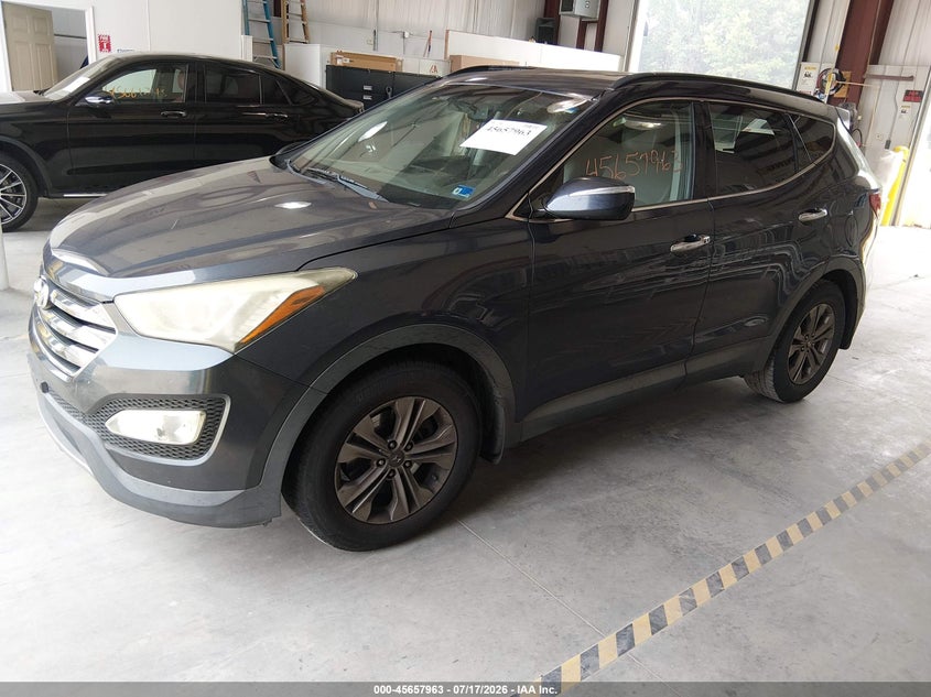 2013 Hyundai Santa fe VIN 5XYZU3LB0DG015611 IAAI salvage auction — NORMAL WEAR, Clear (Virginia), sold $1,650 on 2026-07-24 (photo 2)