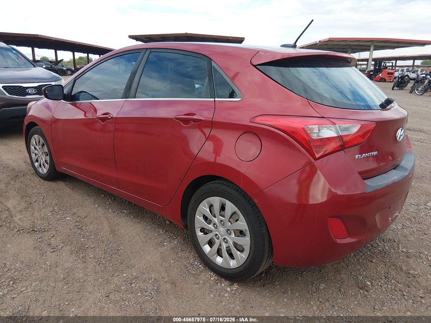 2017 Hyundai Elantra VIN KMHD35LH1HU365892 IAAI salvage auction — NORMAL WEAR, Salvage Title, sold $725 on 2026-07-28 (photo 3)